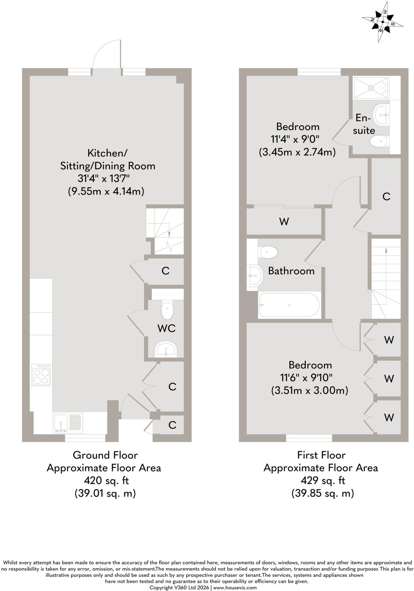 Stylish Contemporary Home in Norwich floorplan