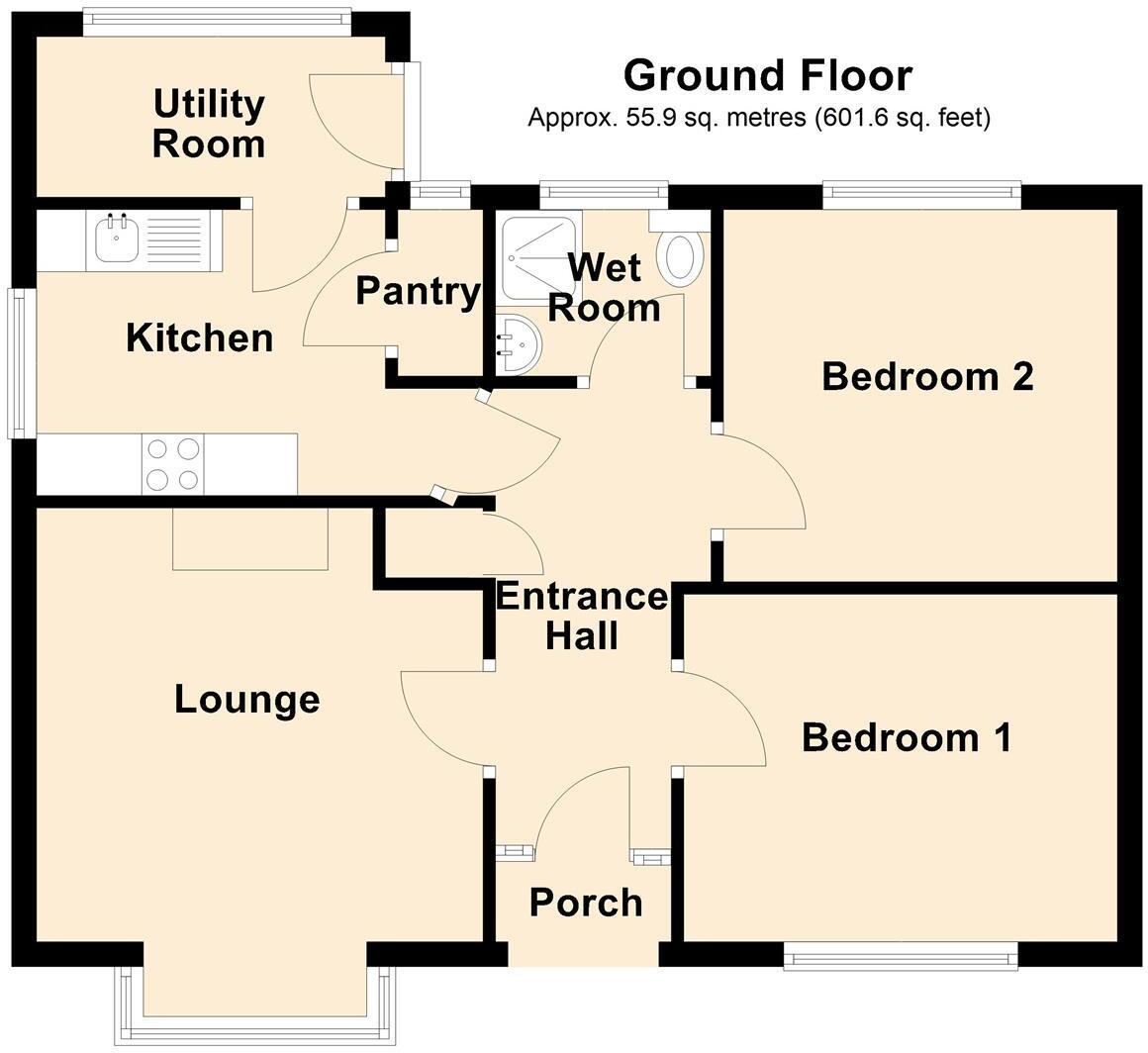 Rose Hill, Brynteg, Wrexham floorplan