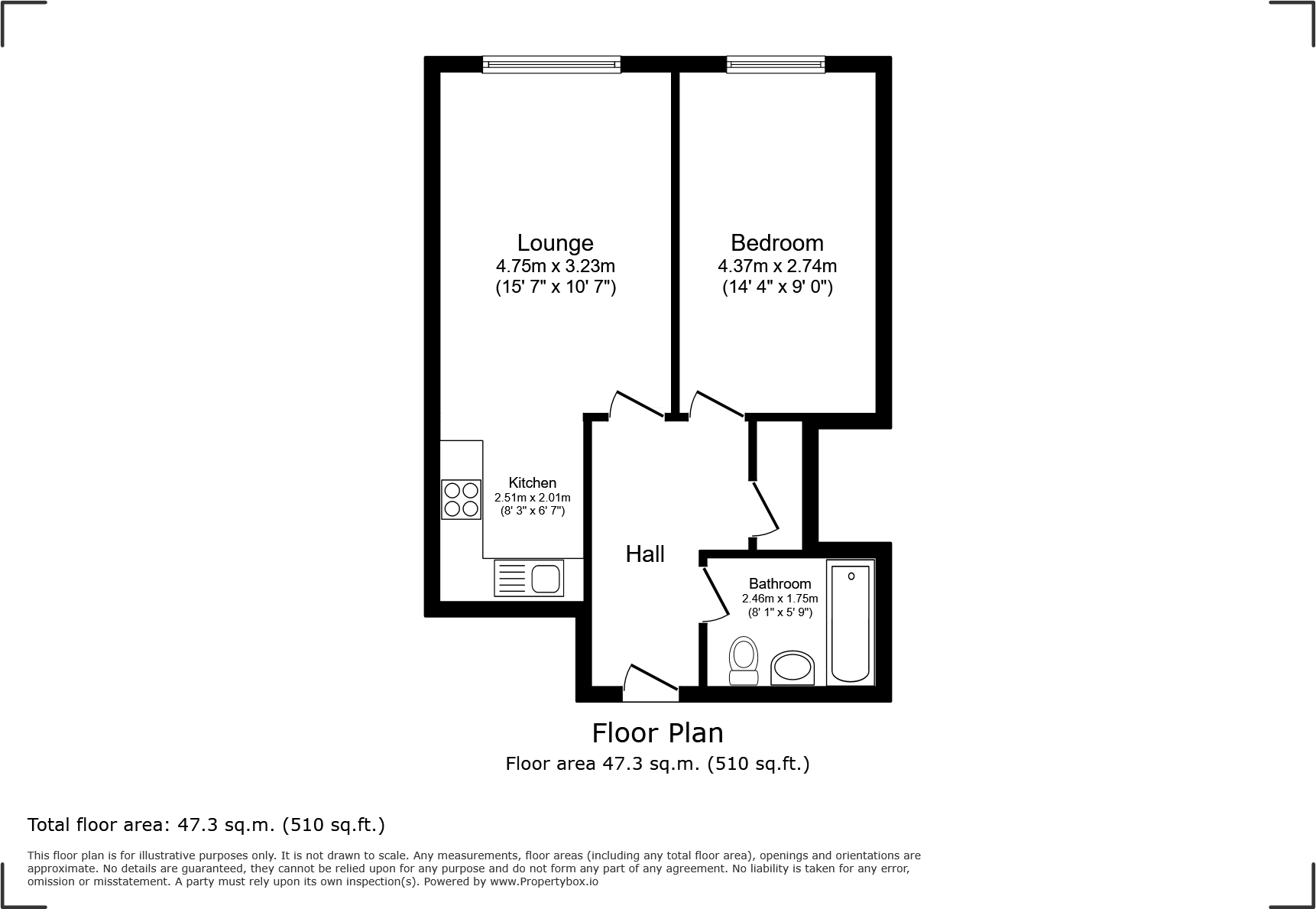 Liverpool Road, Eccles, M30 floorplan