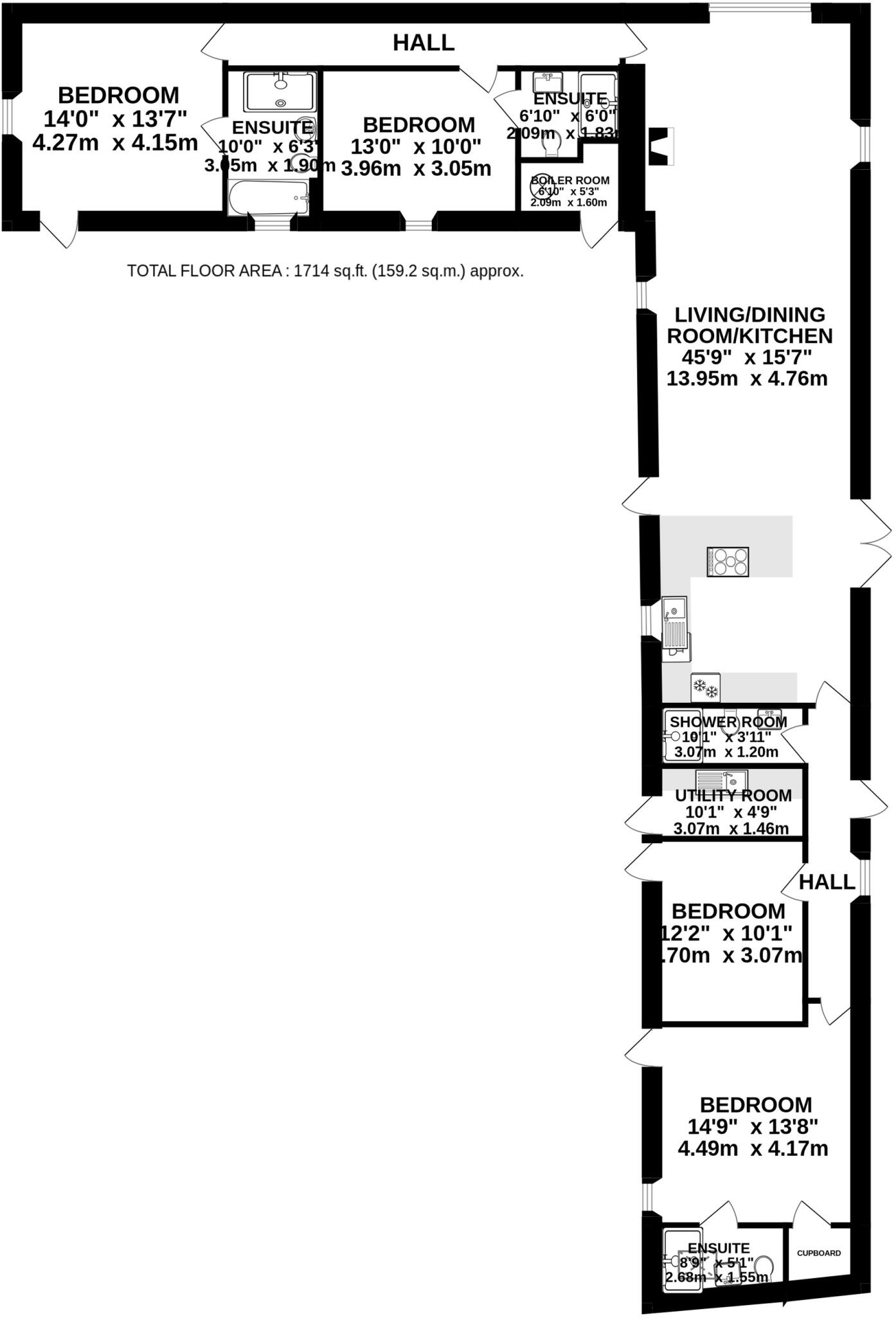 Trebyre, Wadebridge, PL27 floorplan