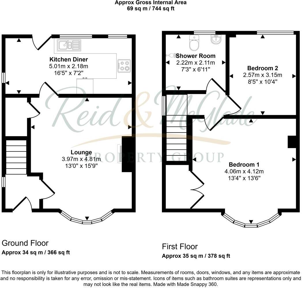 Kings Avenue, Flint floorplan