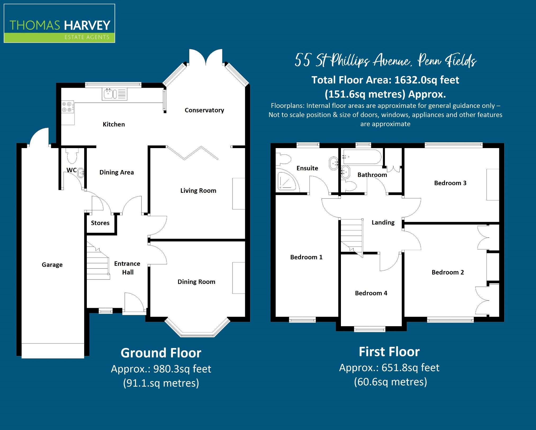 St. Philips Avenue, Penn Fields, Wolverhampton, West Midlands, WV3 floorplan