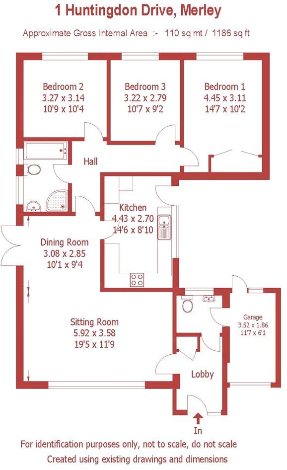 Huntingdon Drive, Wimborne, Dorset, BH21 floorplan