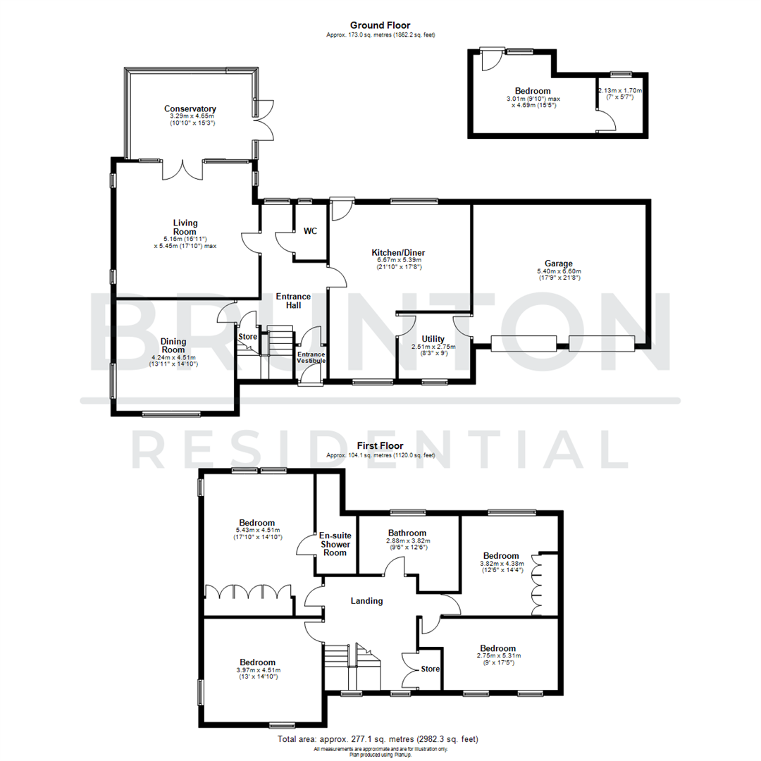 Bracken Hill, Gunnerton, Hexham, NE48 floorplan