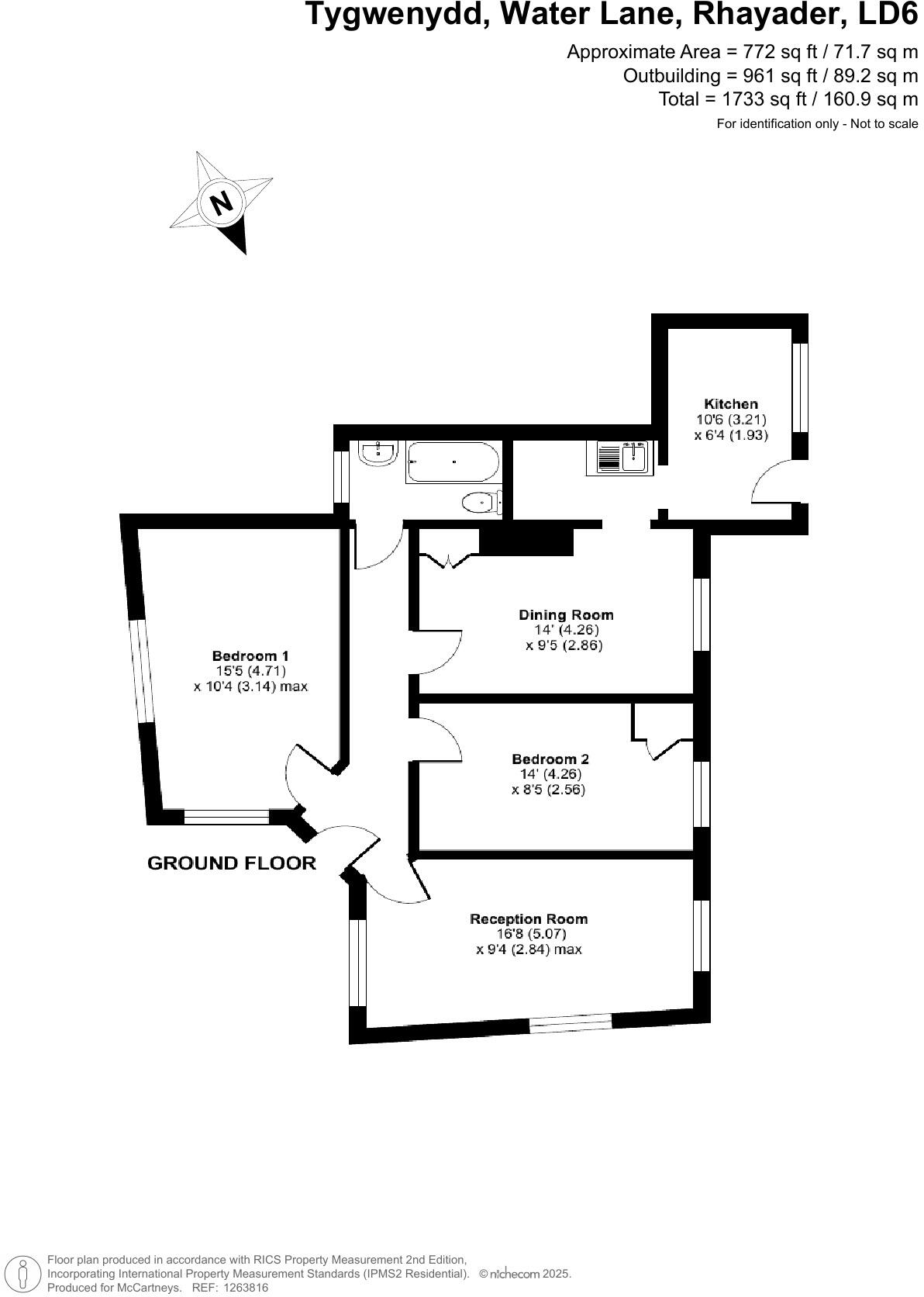Water Lane, Rhayader, Powys floorplan