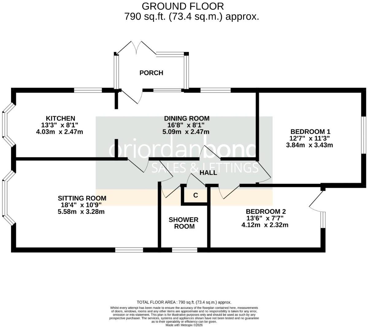 The Knoll, Brixworth, Northamptonshire NN6 floorplan