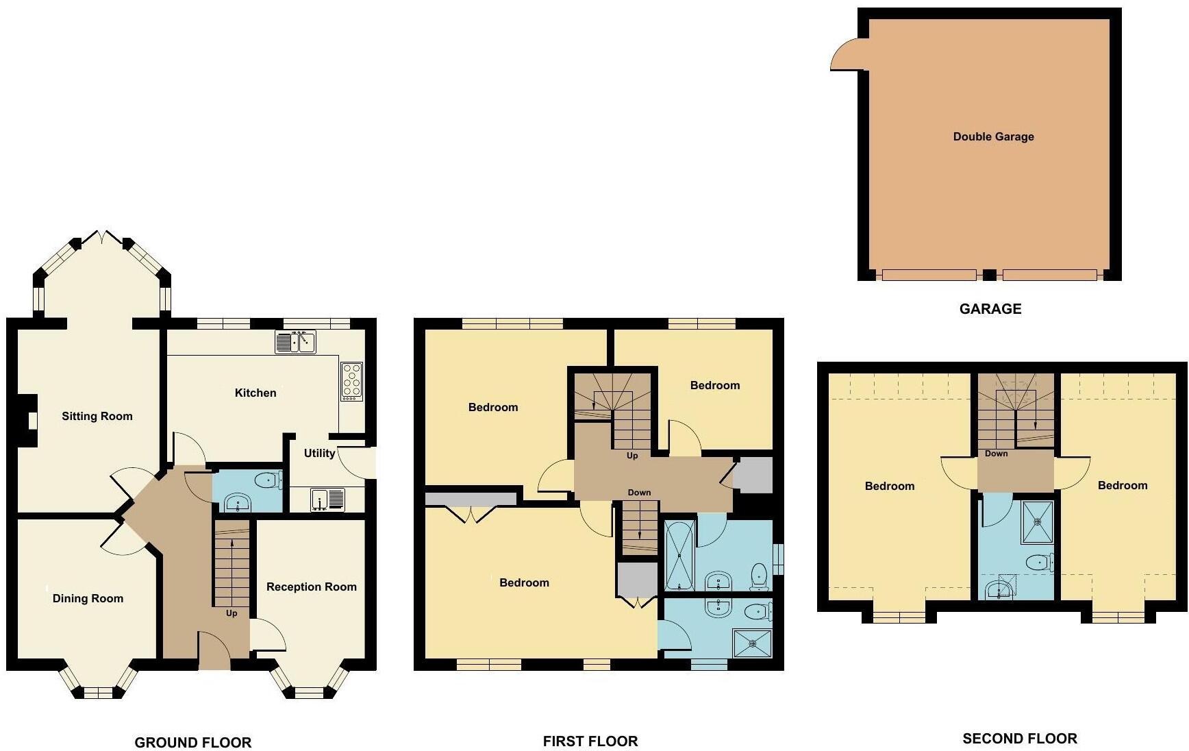 The Glebe, Clapham floorplan