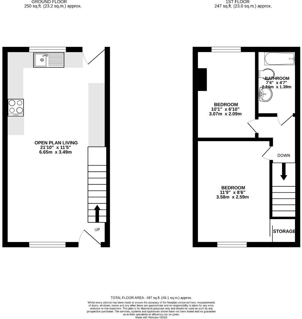 Haden Street, Hillsborough, S6 floorplan