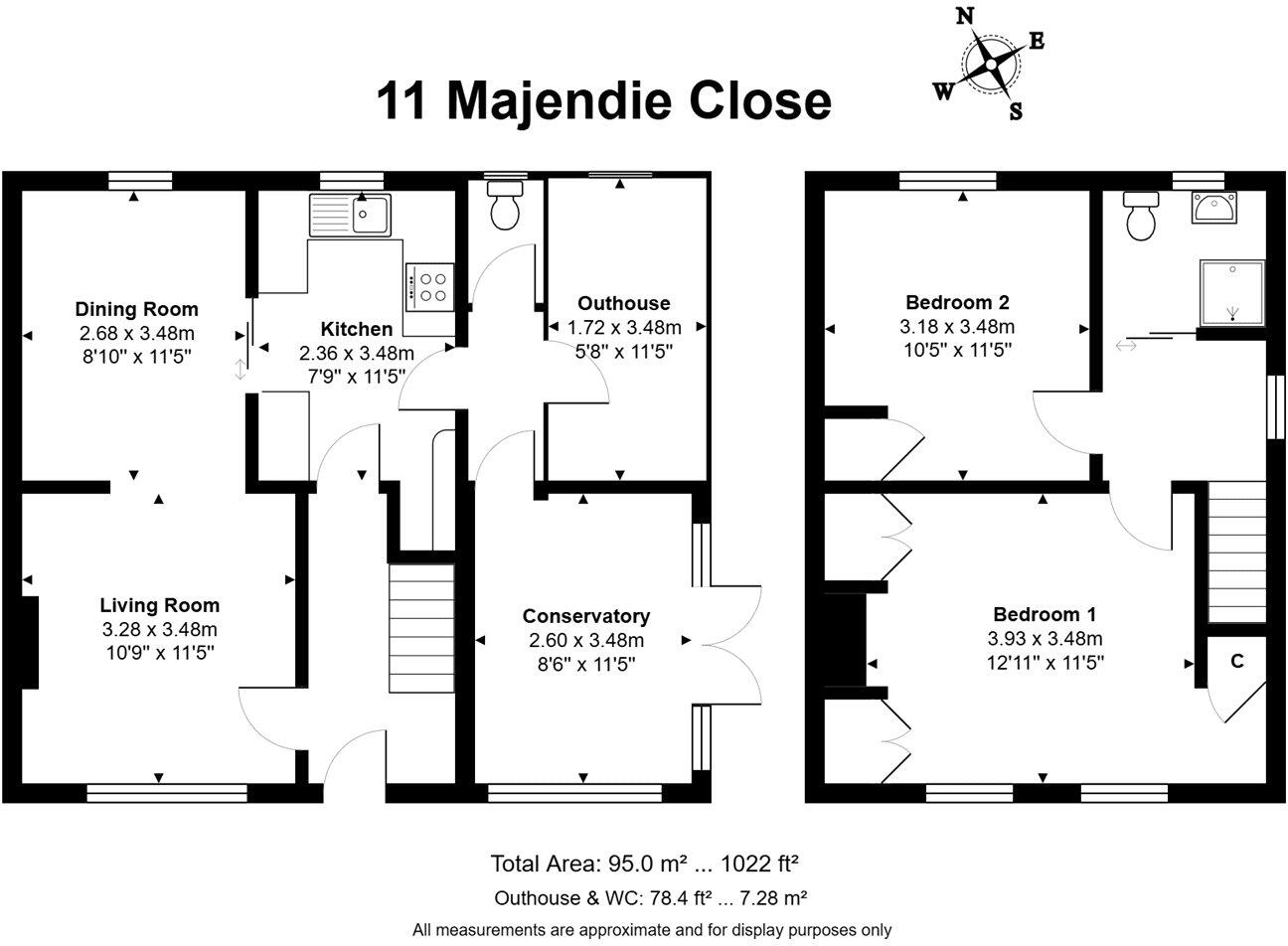 Majendie Close, Speen Lane, Newbury, Berkshire, RG14 floorplan