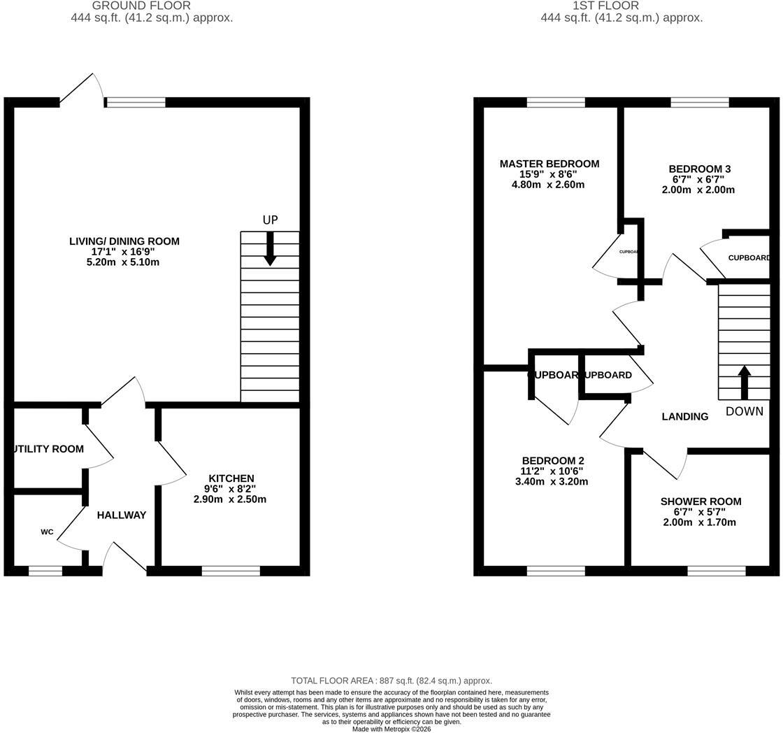Bede Close, Corby floorplan