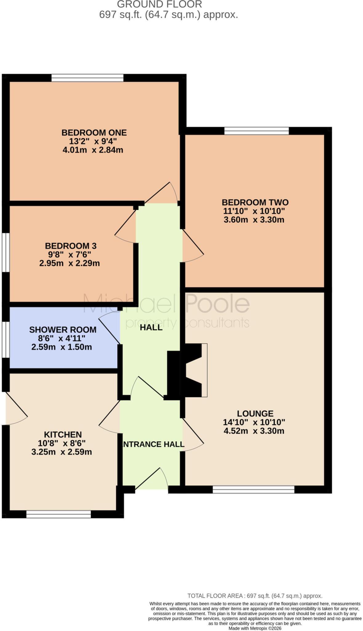 Grosvenor Road, Billingham, TS22 floorplan