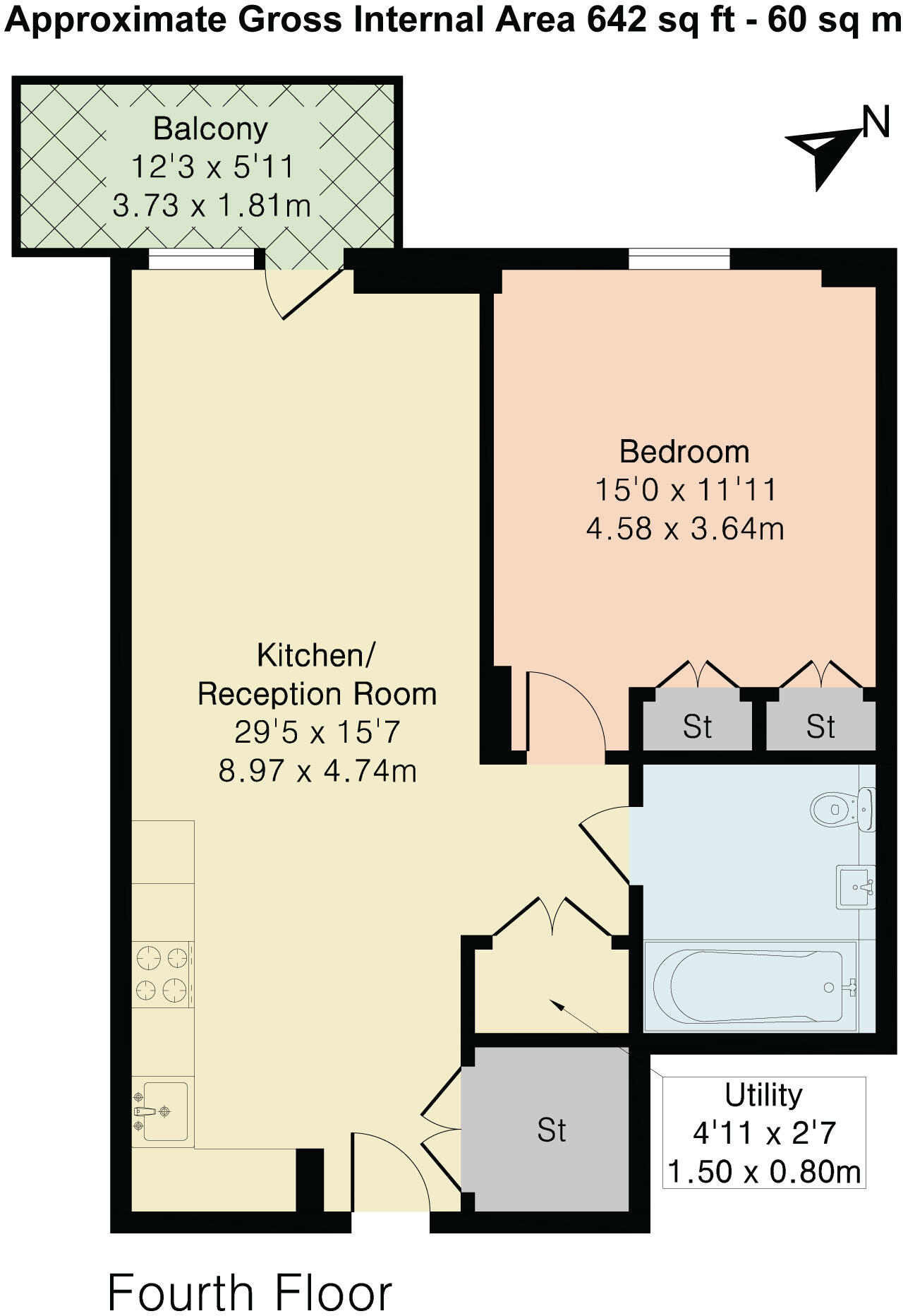Monterrey House, Everdene Path, Acton, Ealing floorplan