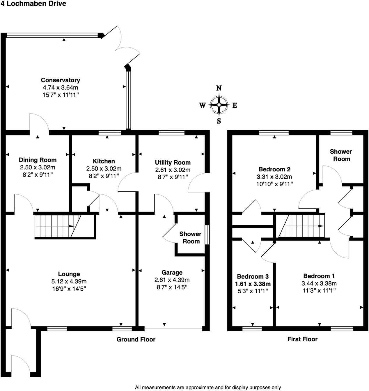 4, Lochmaben Drive, Stenhousemuir, Larbert, FK5 4UT floorplan