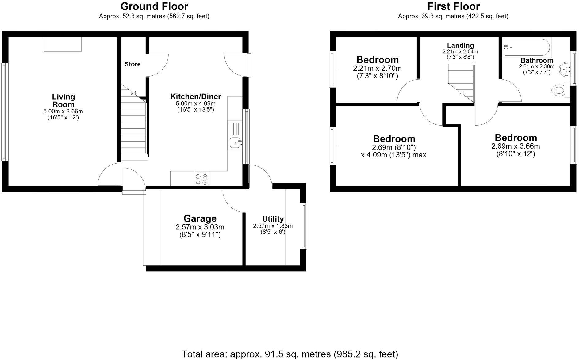Bromilow Road, Skelmersdale, WN8 floorplan