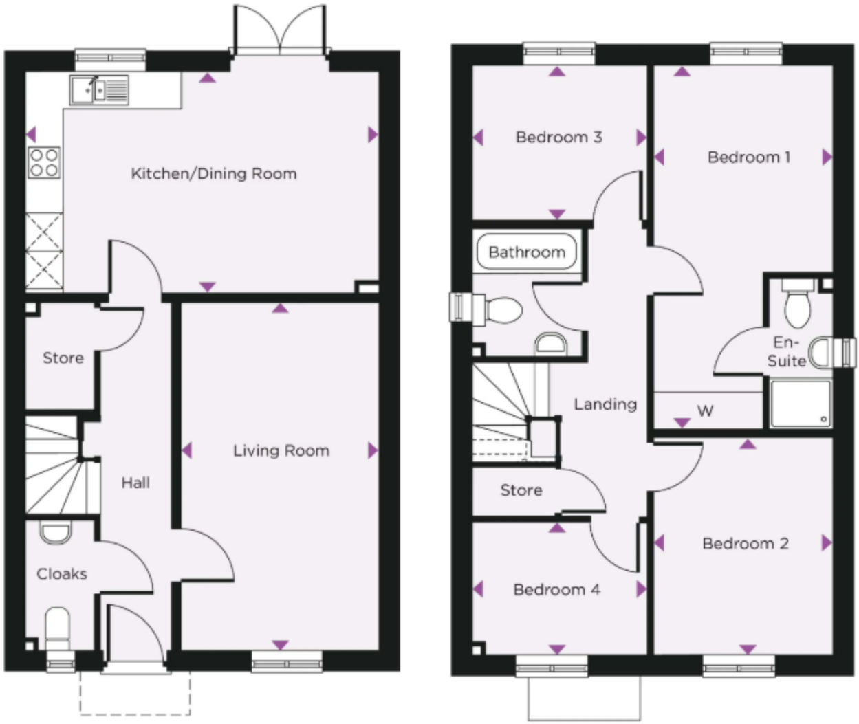 Willow Grove, Pickford Green Lane, Allesley floorplan