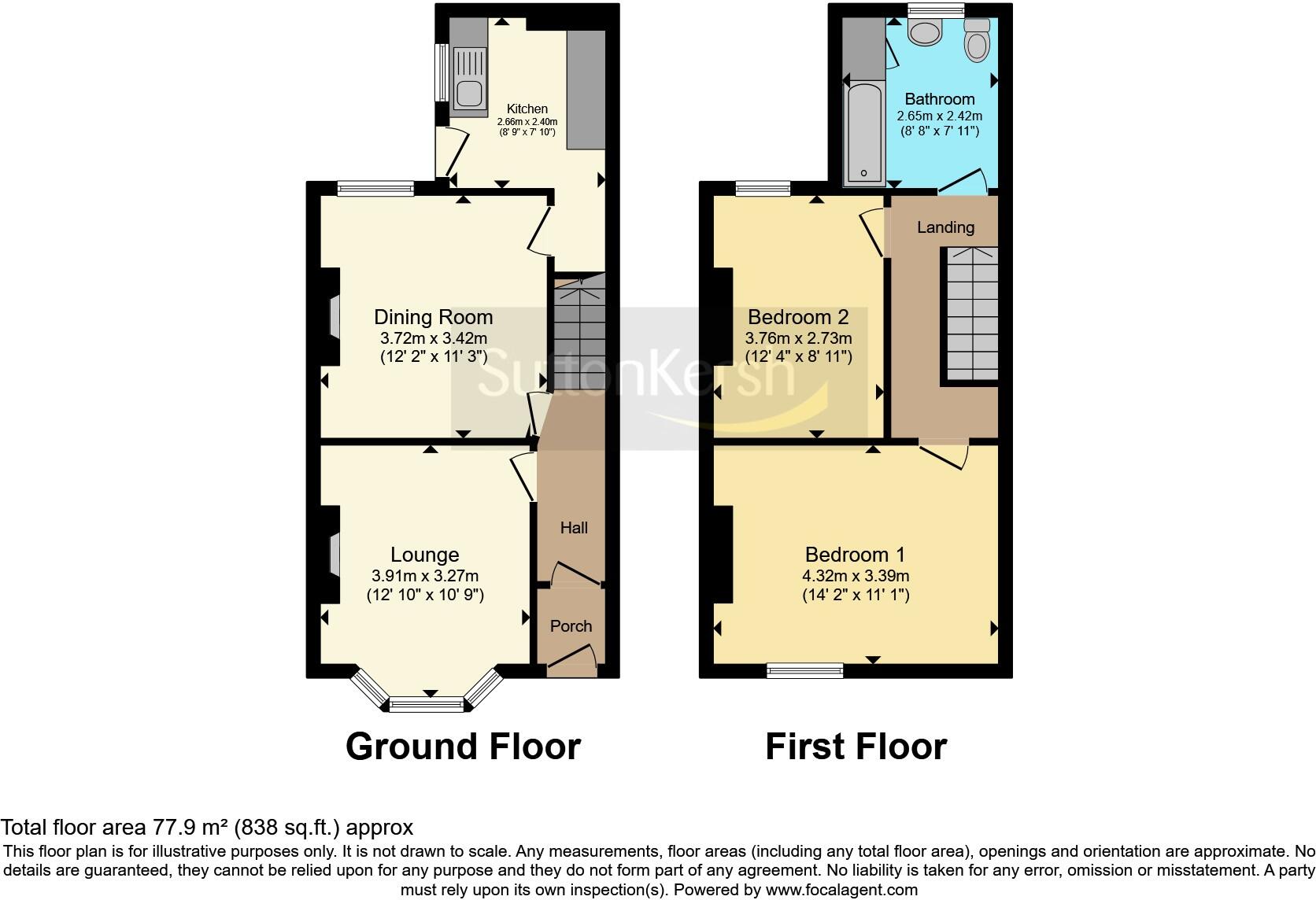 Cliff Street, Liverpool, Merseyside, L7 floorplan