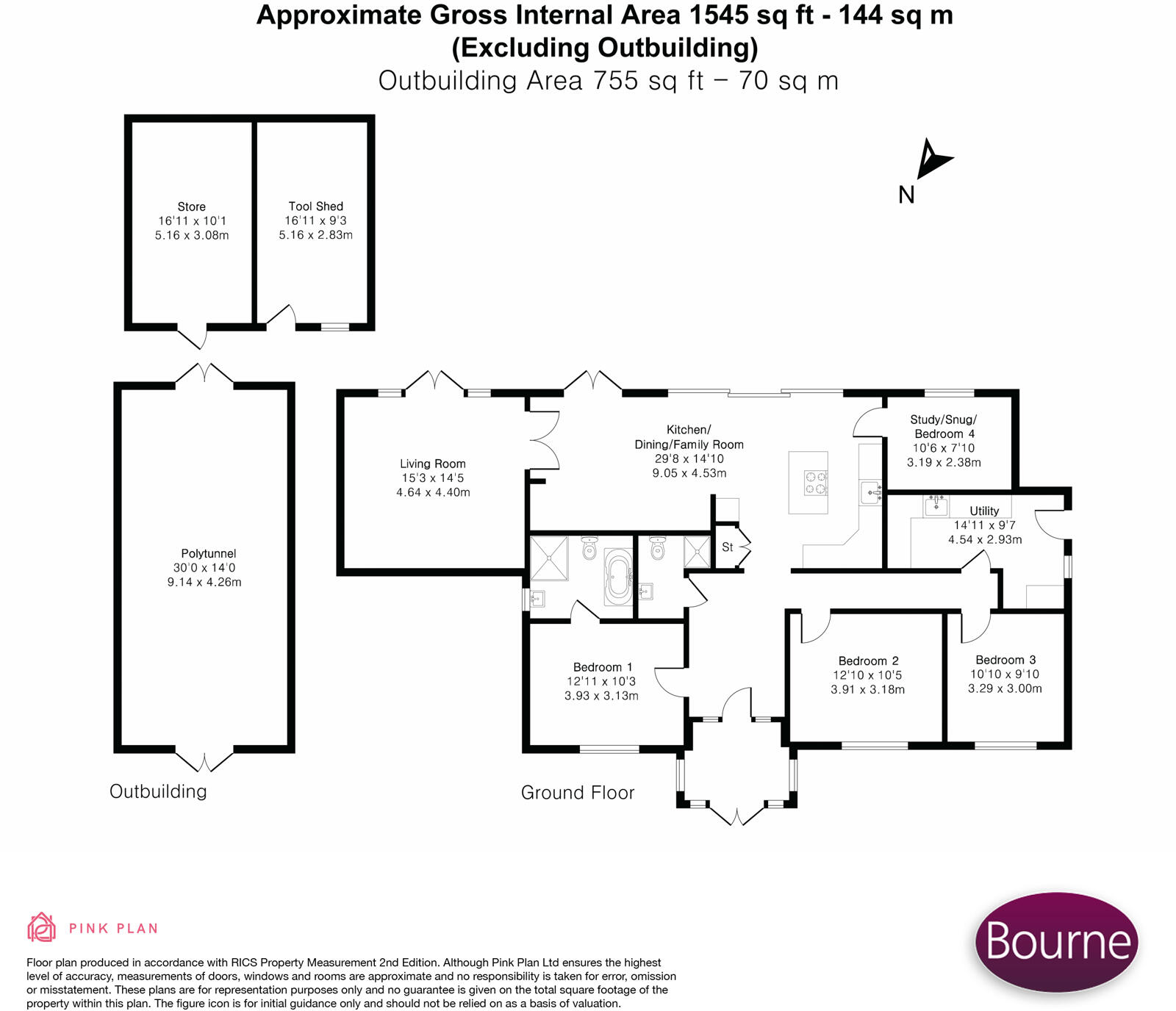 Five Ash Road, Medstead, Hampshire, GU34 floorplan