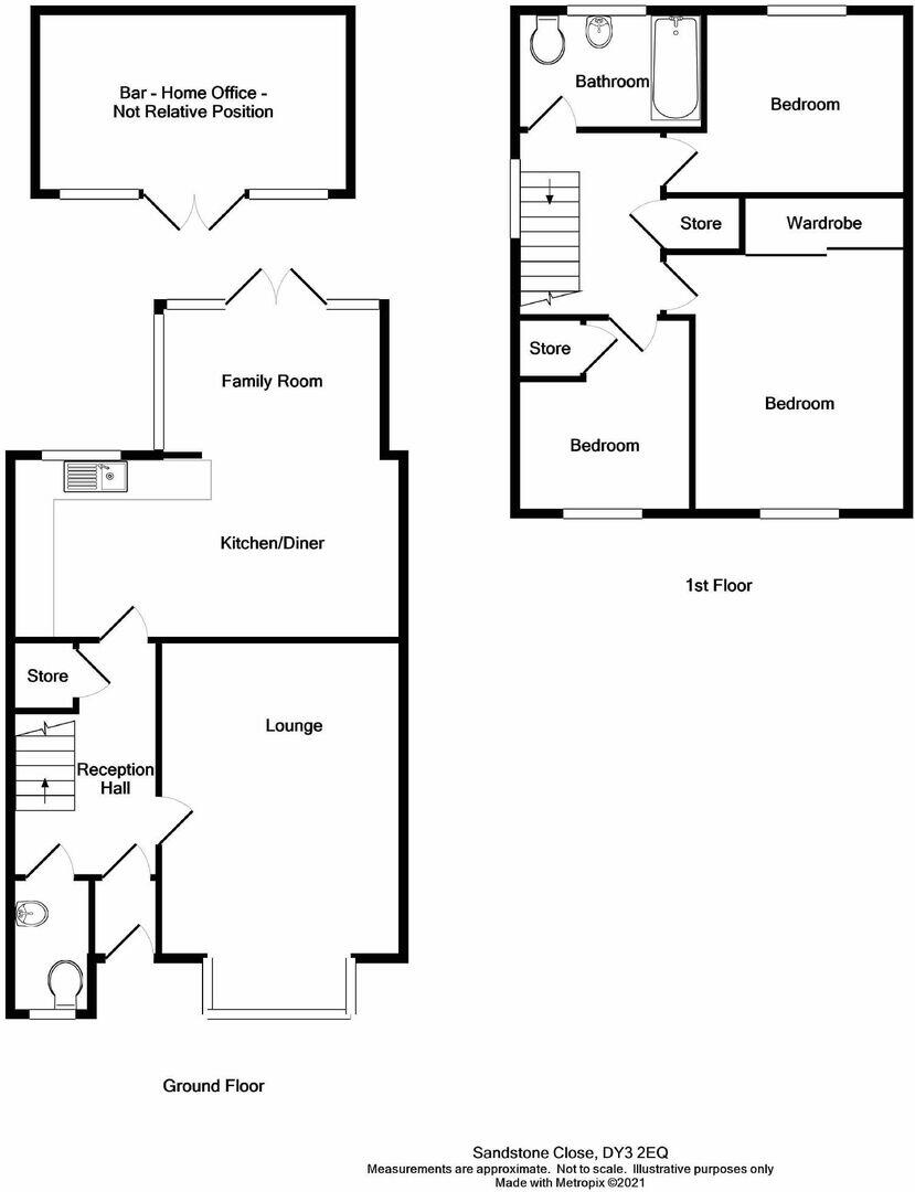 Sandstone Close, LOWER GORNAL, DY3 2EQ floorplan