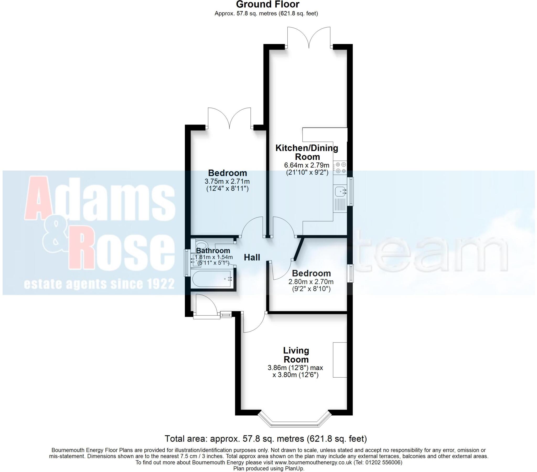 Victoria Road, Parkstone, Poole, Dorset, BH12 floorplan