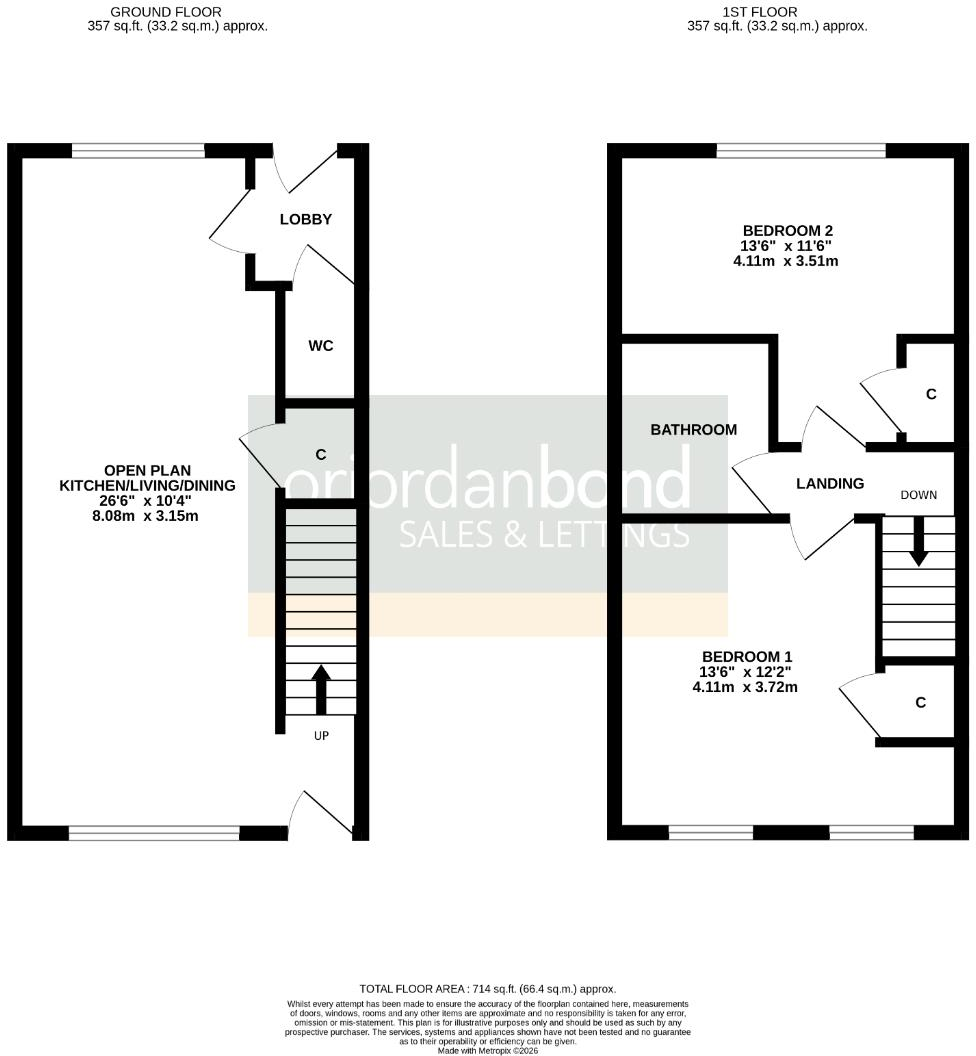 De Bray Close, Duston, Northampton NN5 floorplan