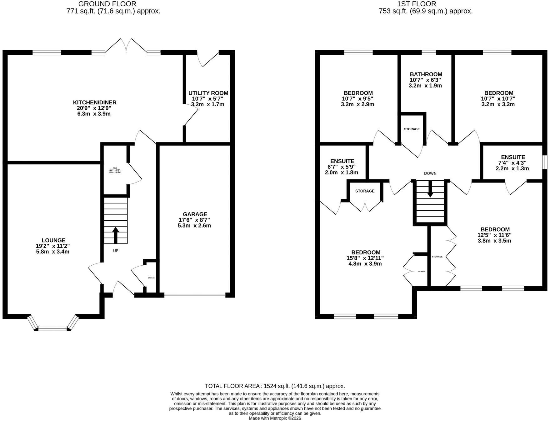 Lord Close, Market Harborough, LE16 floorplan