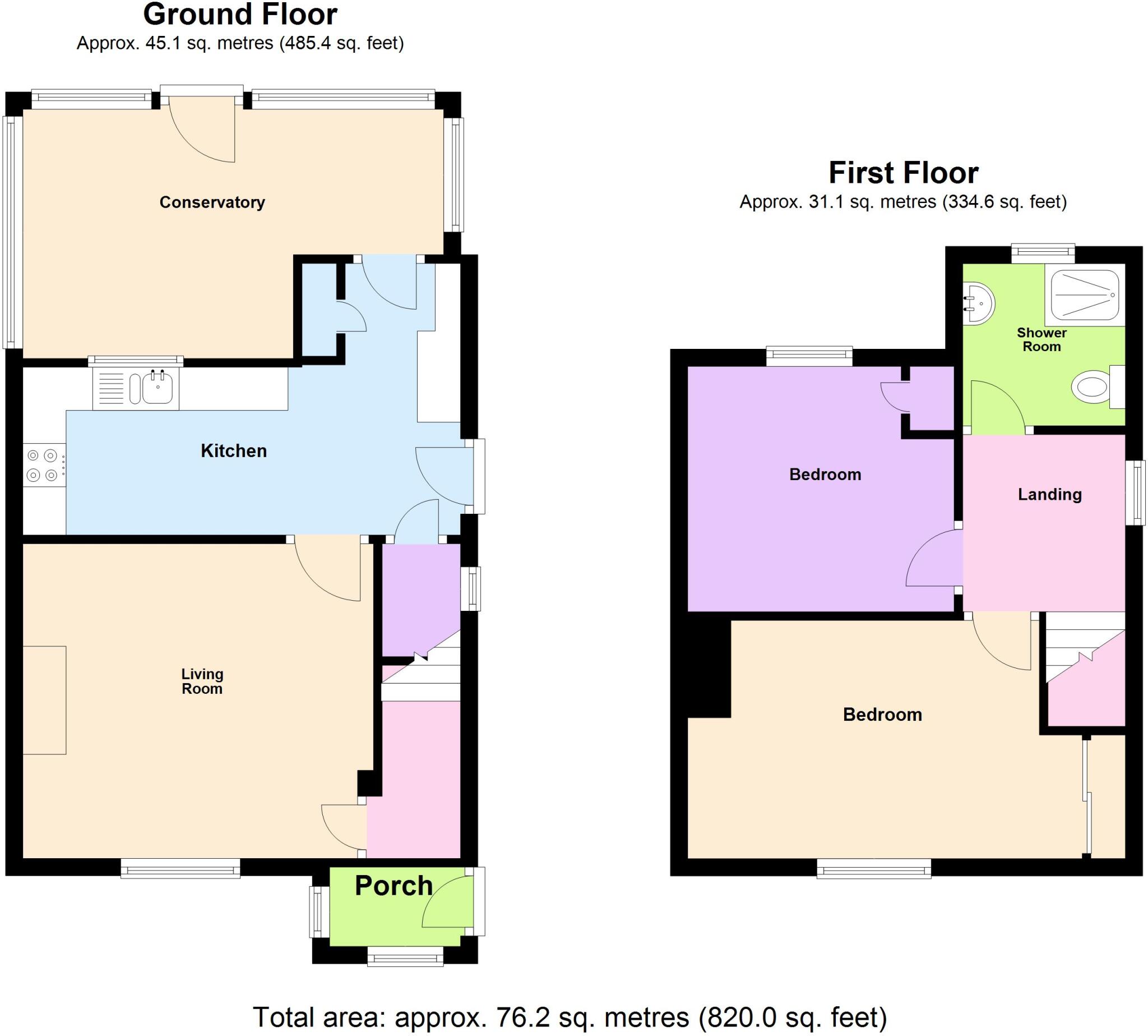 Wark Avenue, Shiremoor, NE27 floorplan