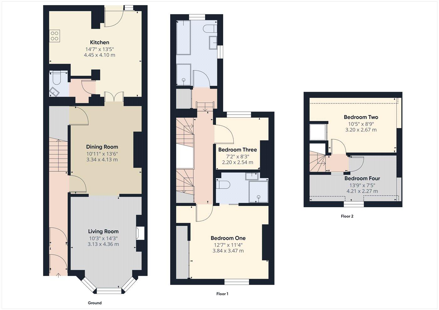 Queen Street, Tiverton, Devon, EX16 floorplan