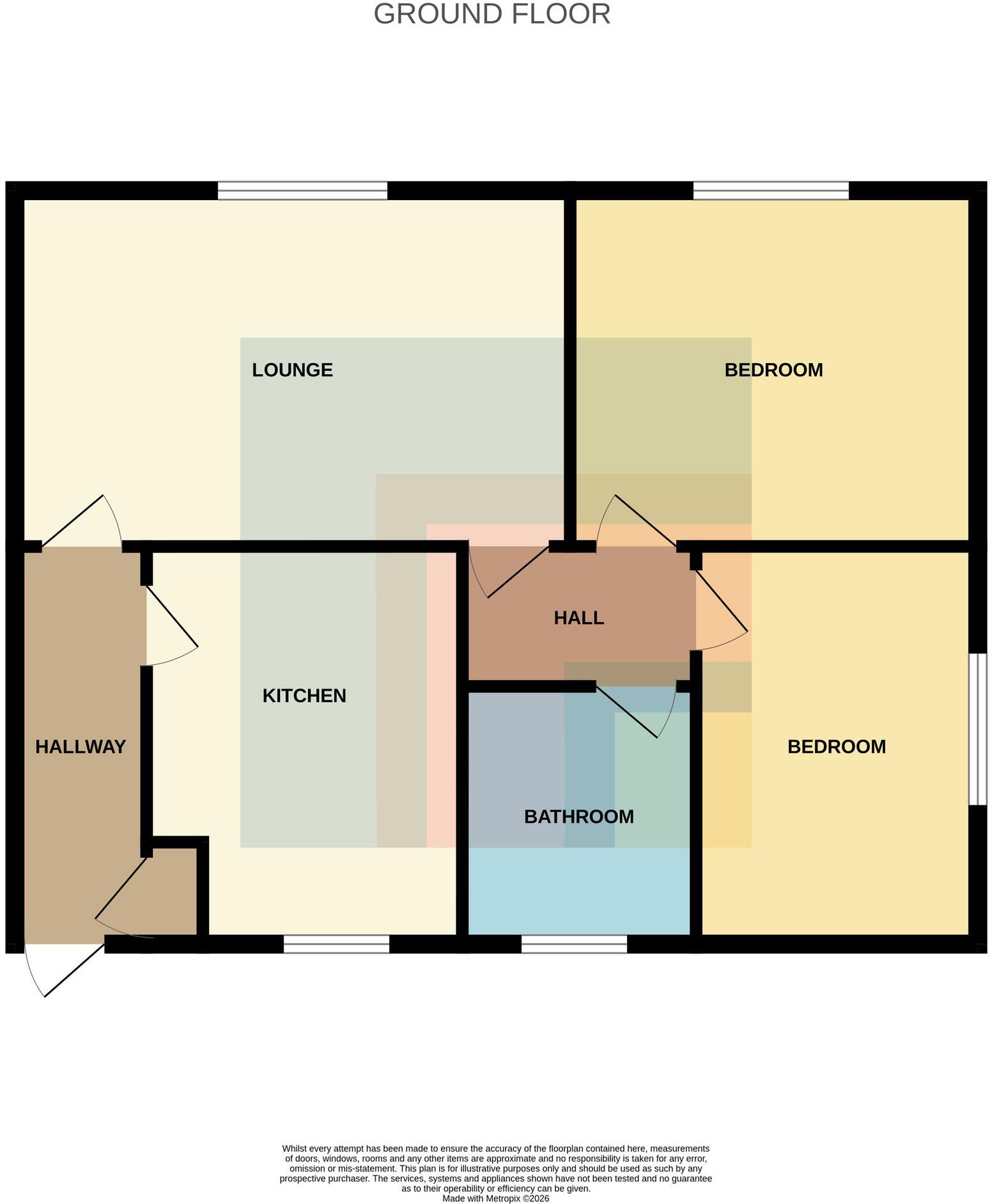Heol Lewis, Rhiwbina, CF14 floorplan