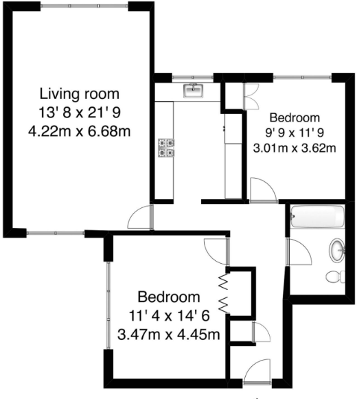 Ashley Road, Walton-on-Thames, Surrey, KT12 floorplan