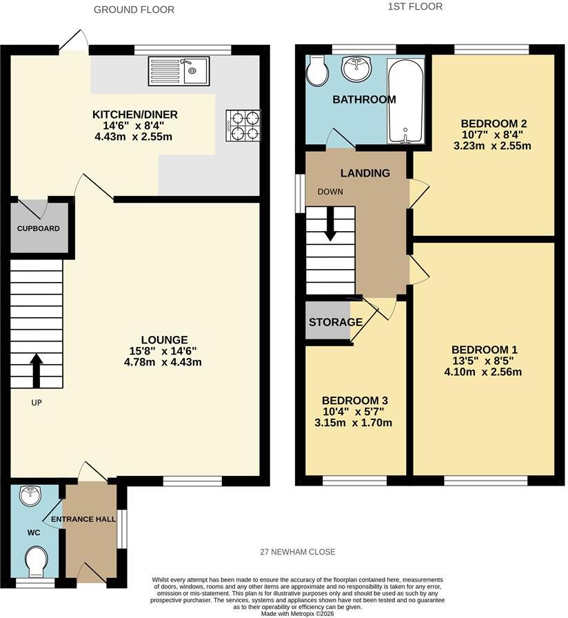 Newham Close, Leicester floorplan
