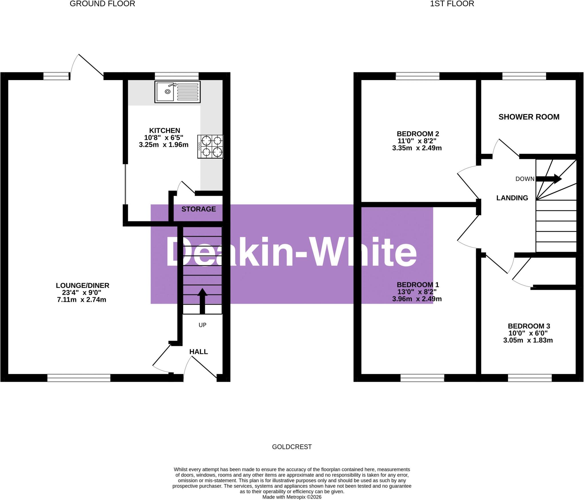 Goldcrest Close, Luton  floorplan