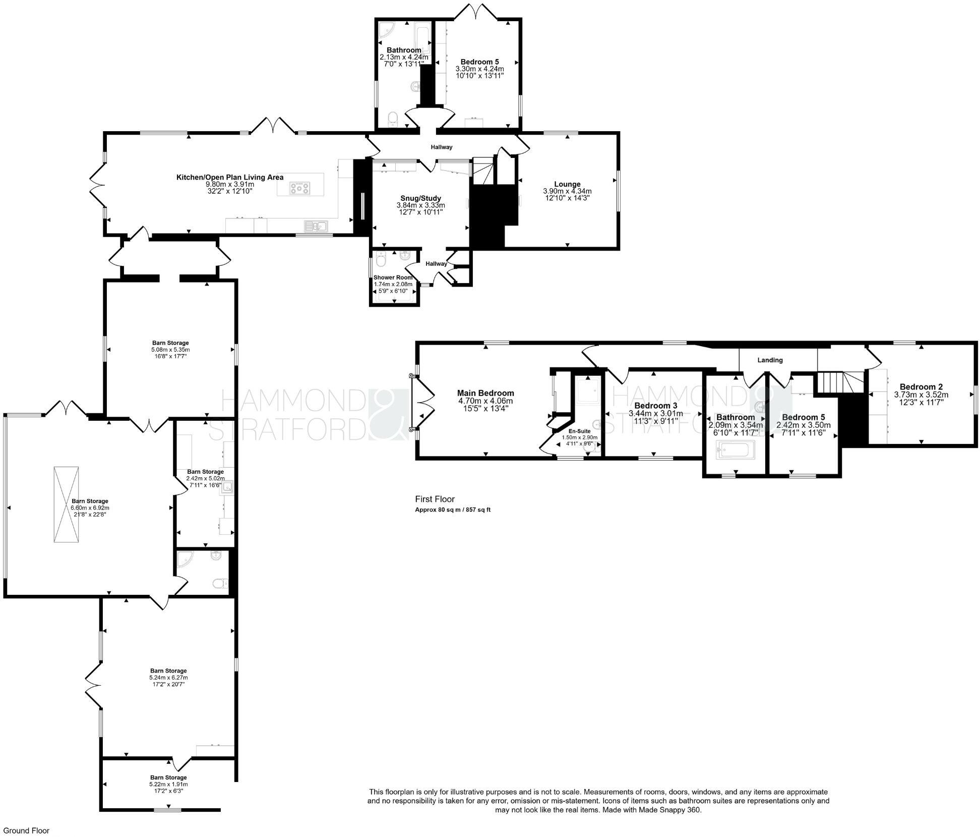 New Buckenham Road, Banham floorplan