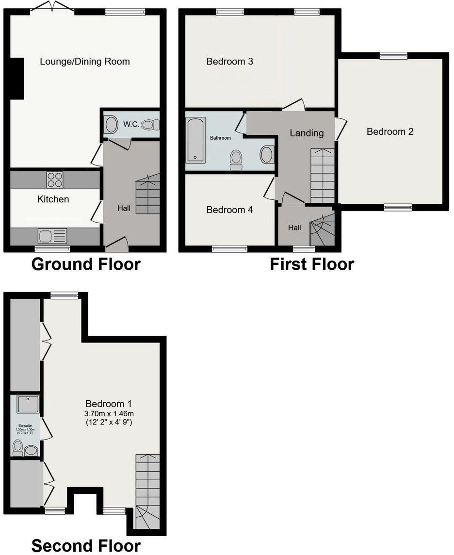 King Henry Chase, Bretton, Peterborough, PE3 floorplan