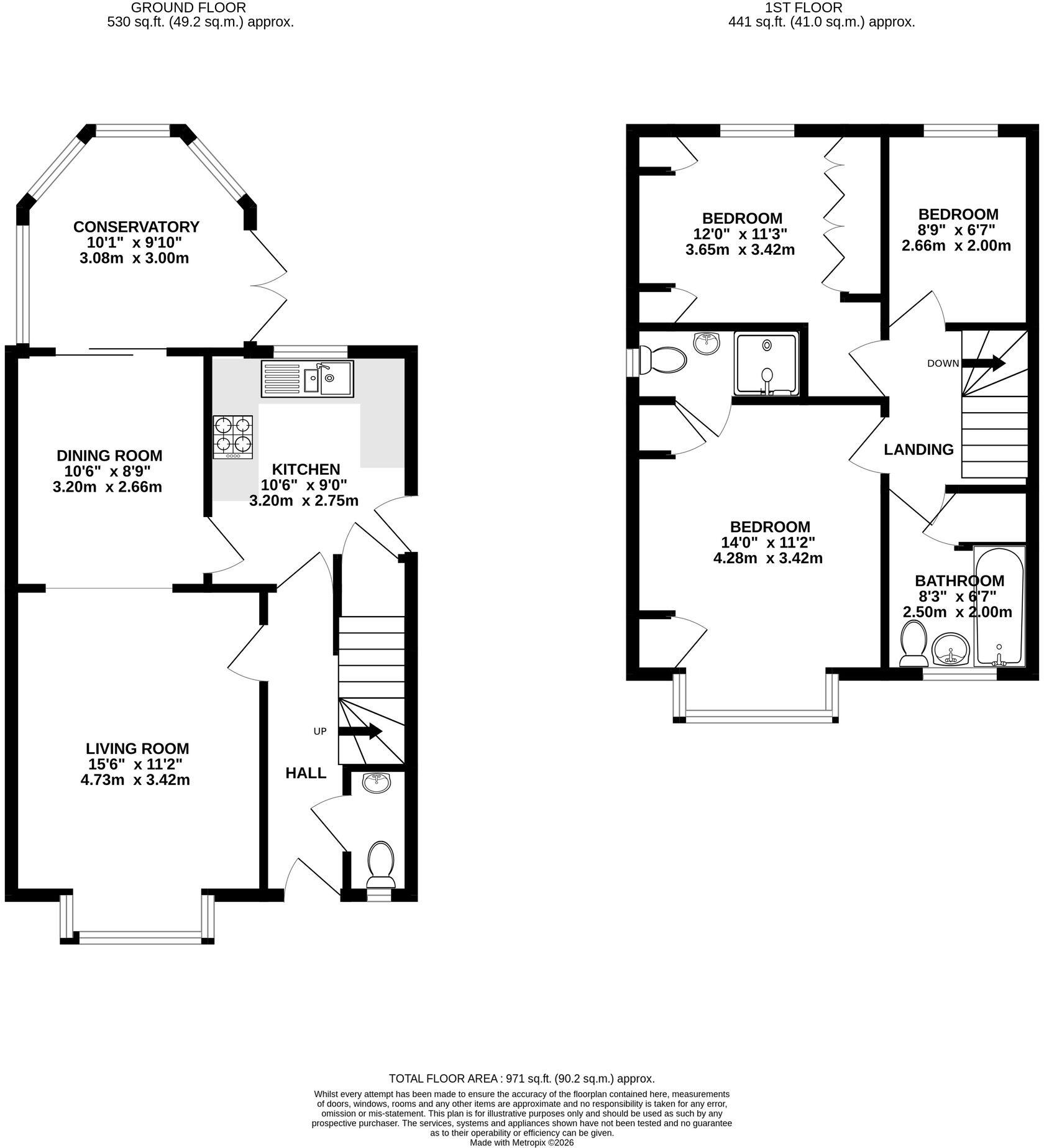 Beacons Close, Rogerstone, NP10 floorplan