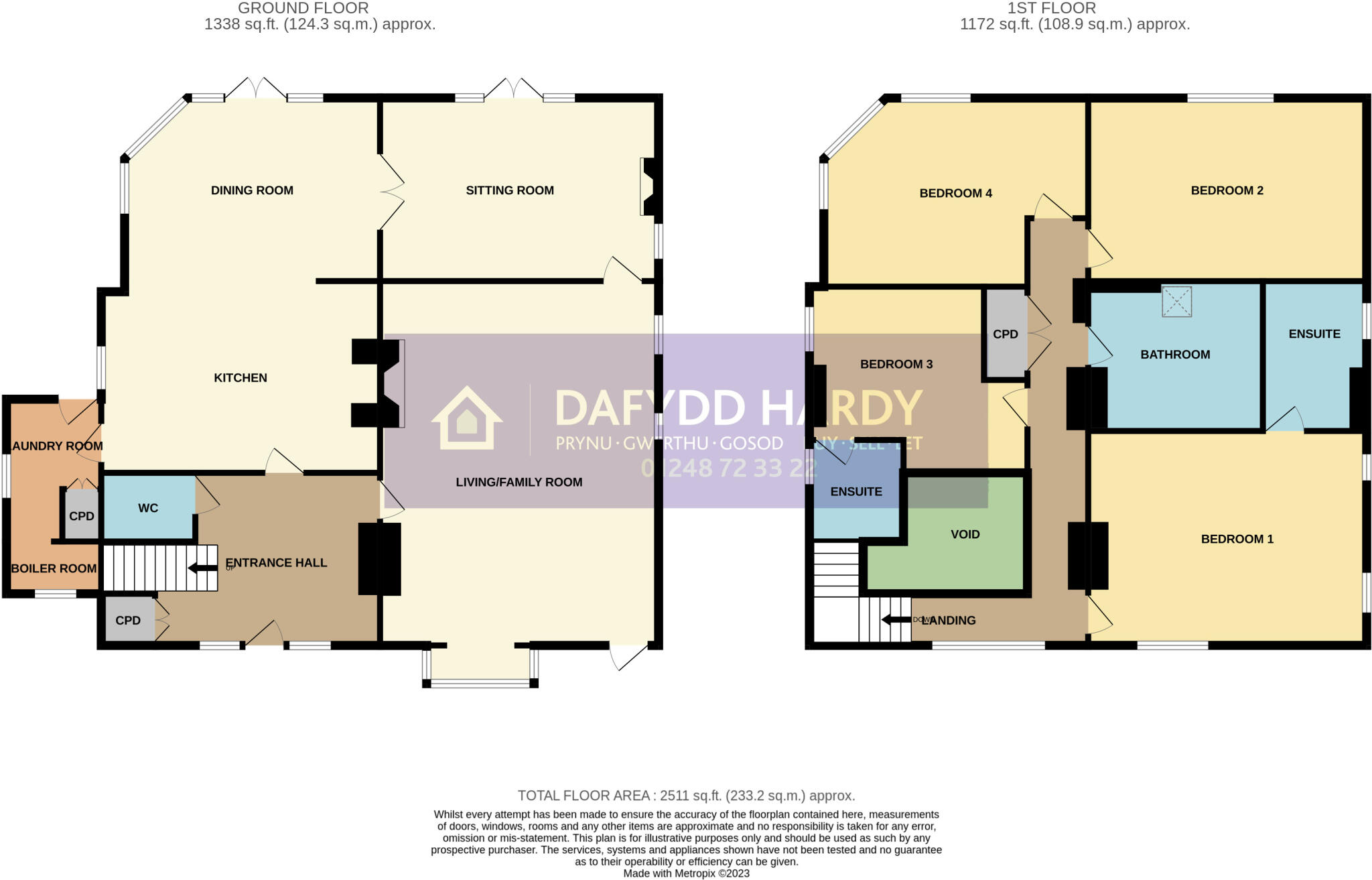 Y Felinheli, Gwynedd, LL56 floorplan