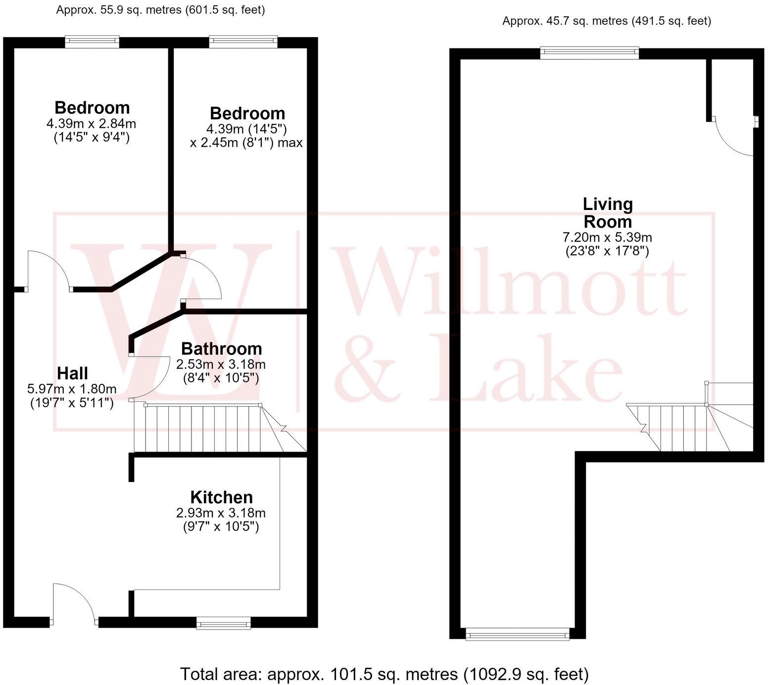 Oak Park, Hunsdon, SG12 floorplan