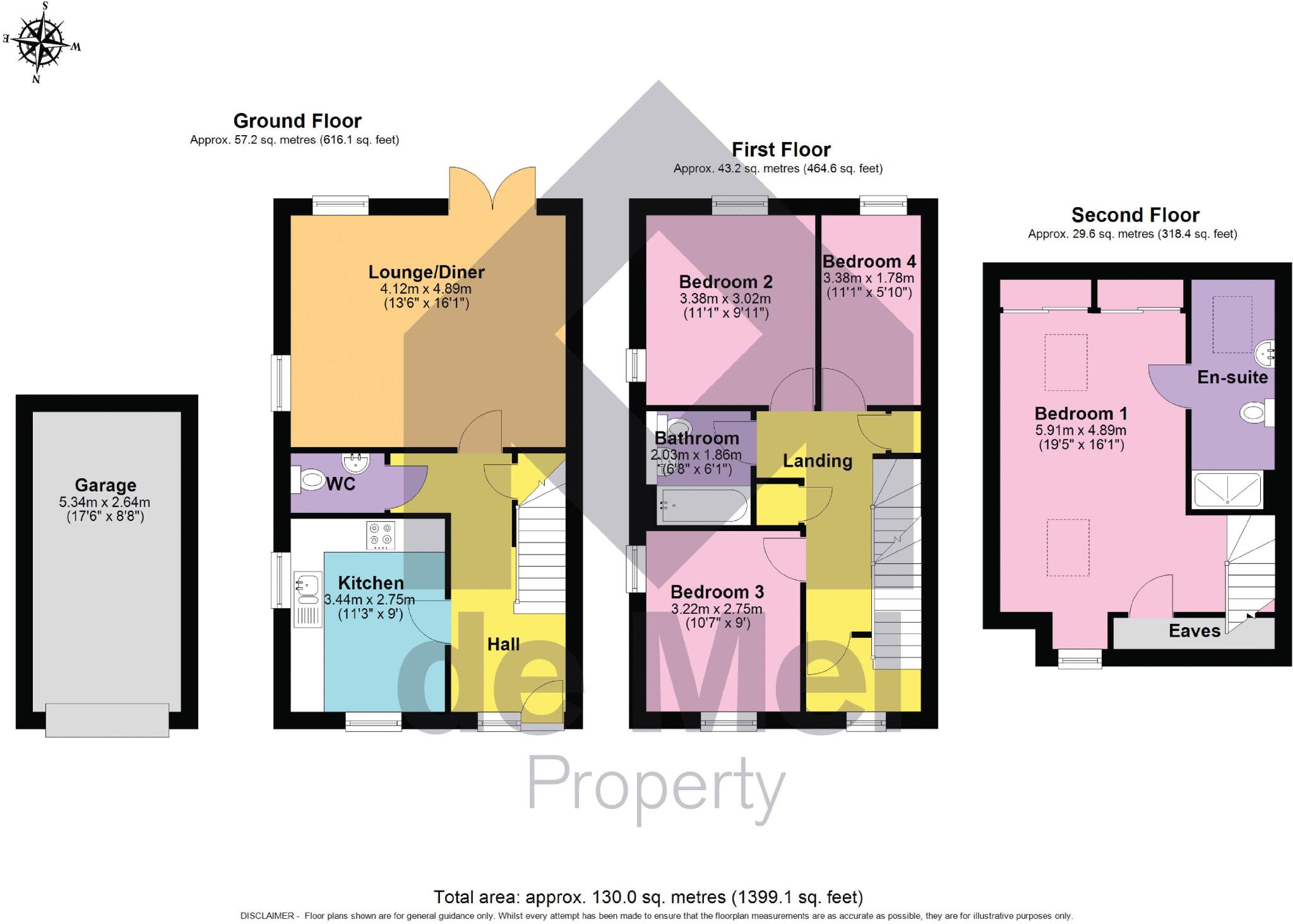 Sunrise Avenue, Bishops Cleeve, Cheltenham, Gloucestershire, GL52 floorplan