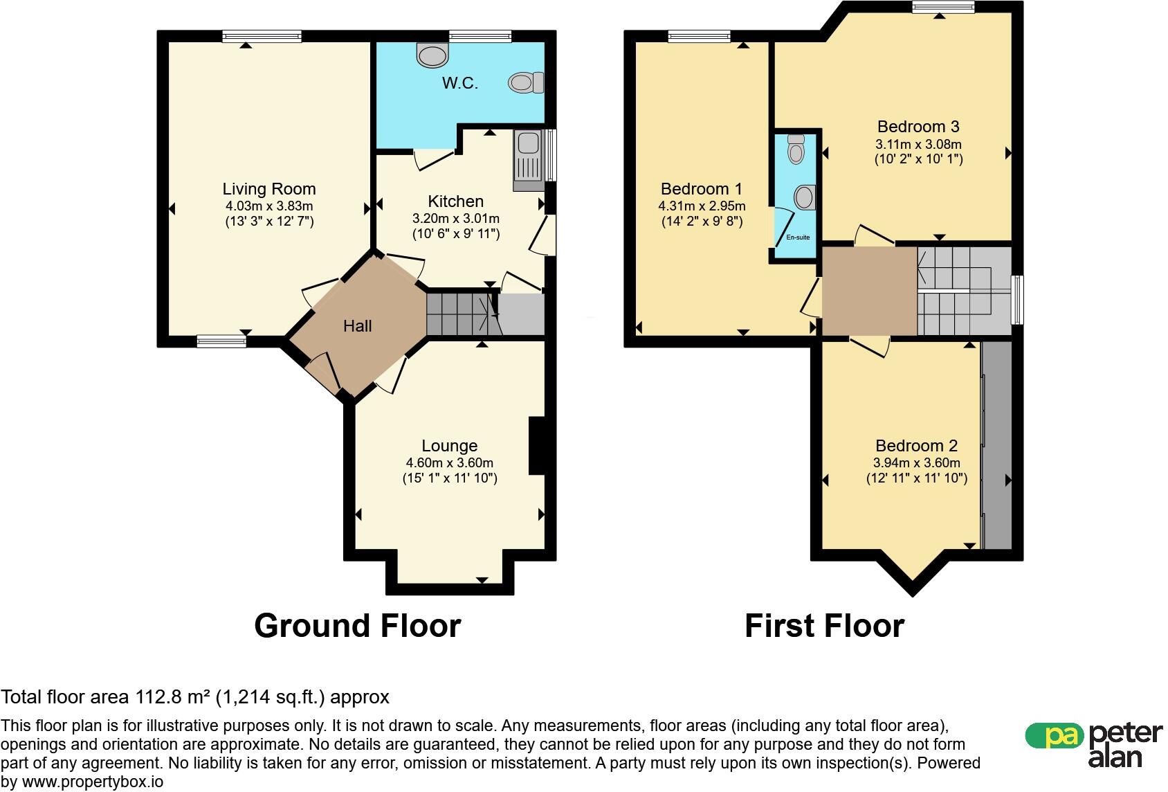 Ruth Road, New Inn, Pontypool floorplan