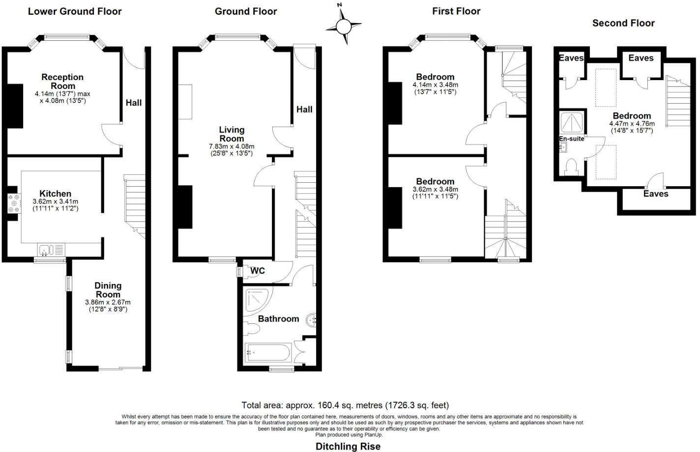 Ditchling Rise, Brighton floorplan