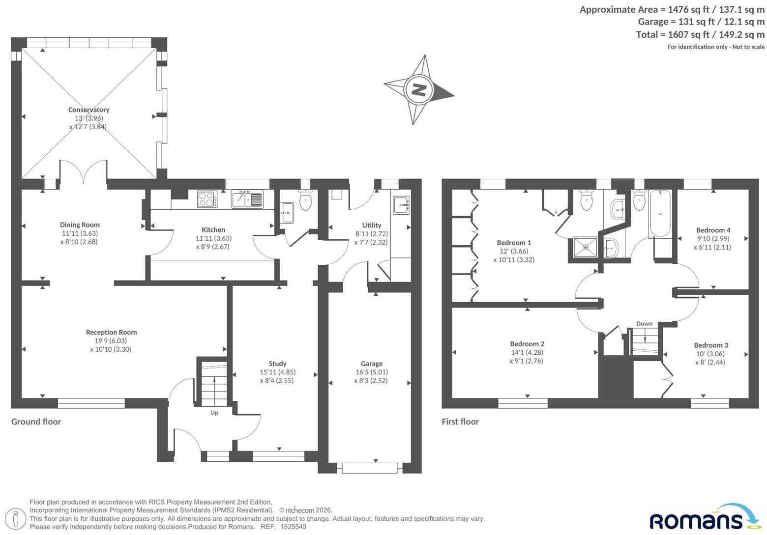 Allonby Close, Lower Earley, Reading floorplan