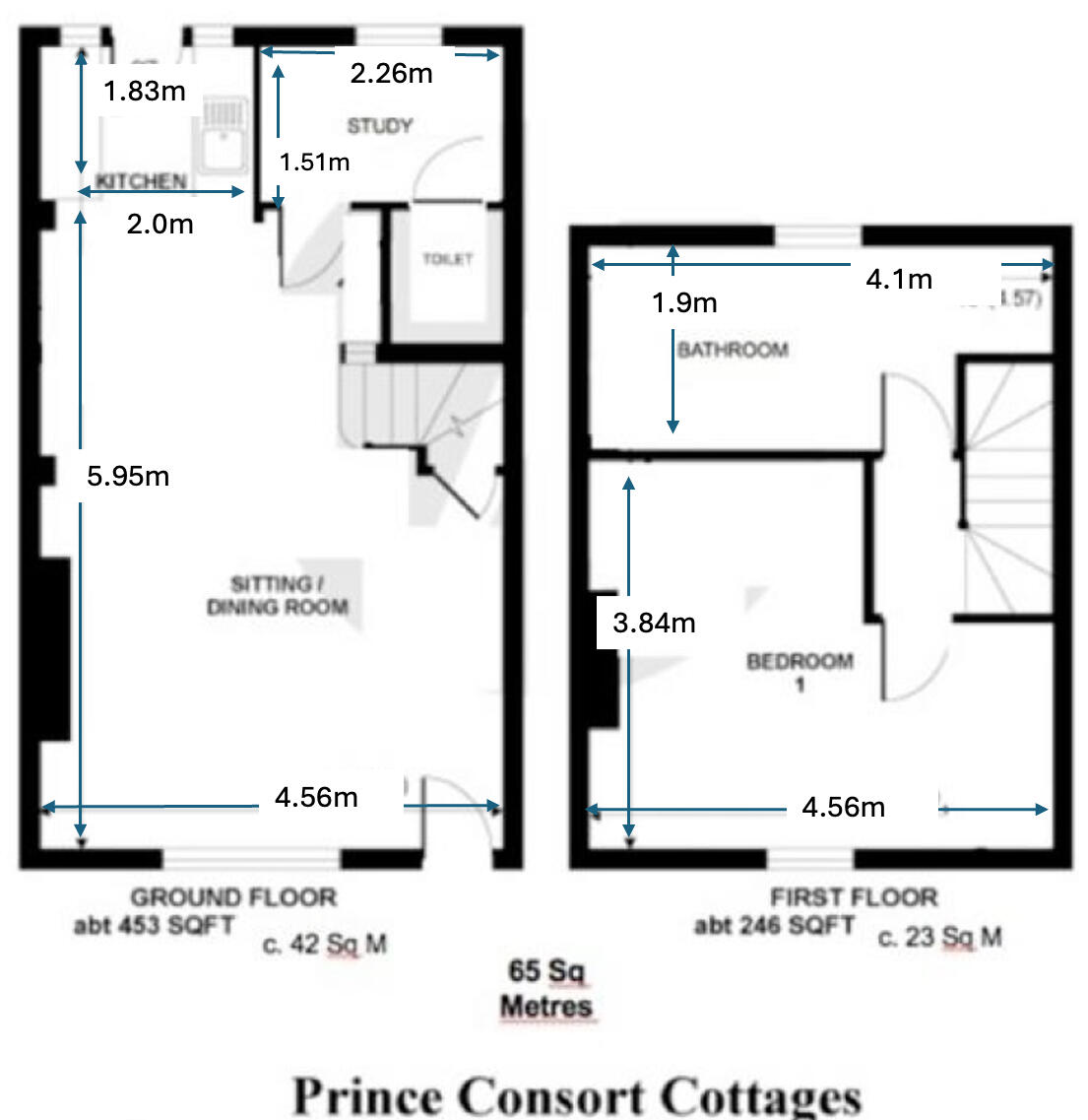 Prince Consort Cottages floorplan