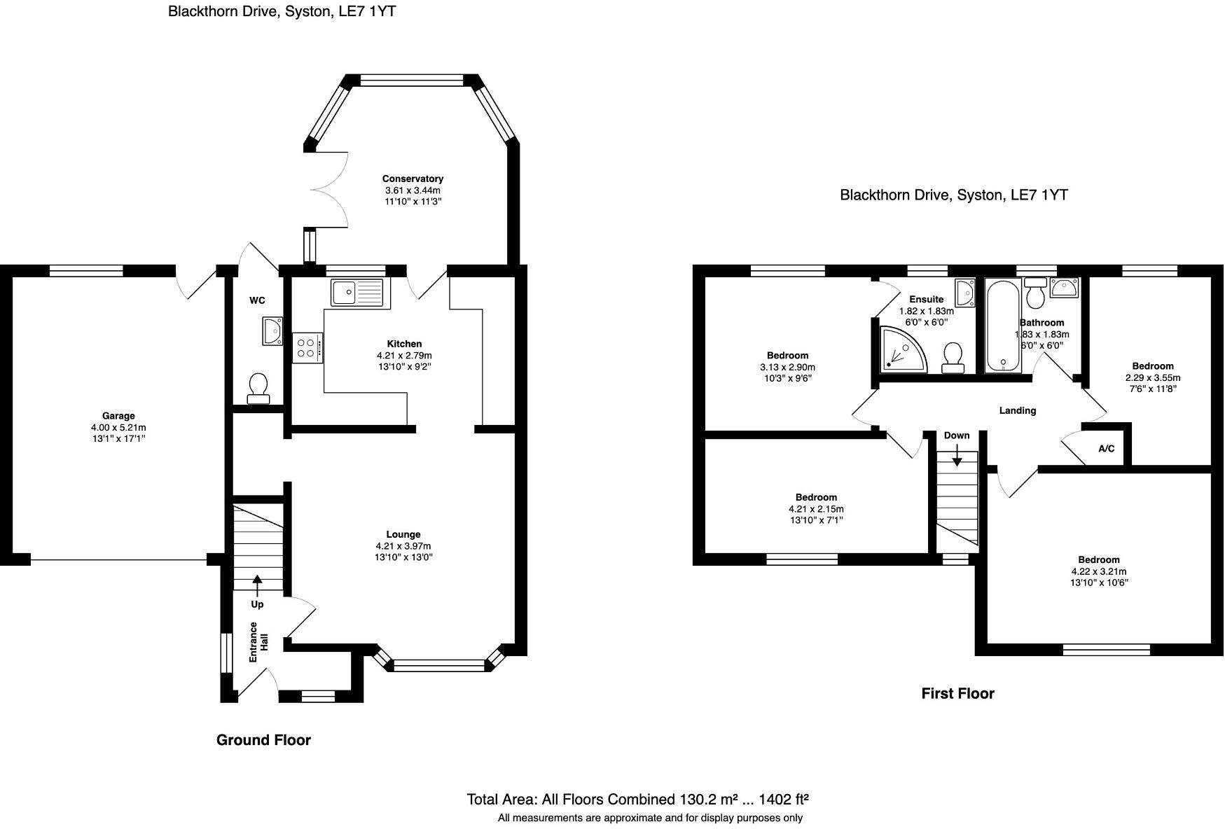 Blackthorn Drive, Syston, Leicester, Leicestershire. LE7 1YT floorplan