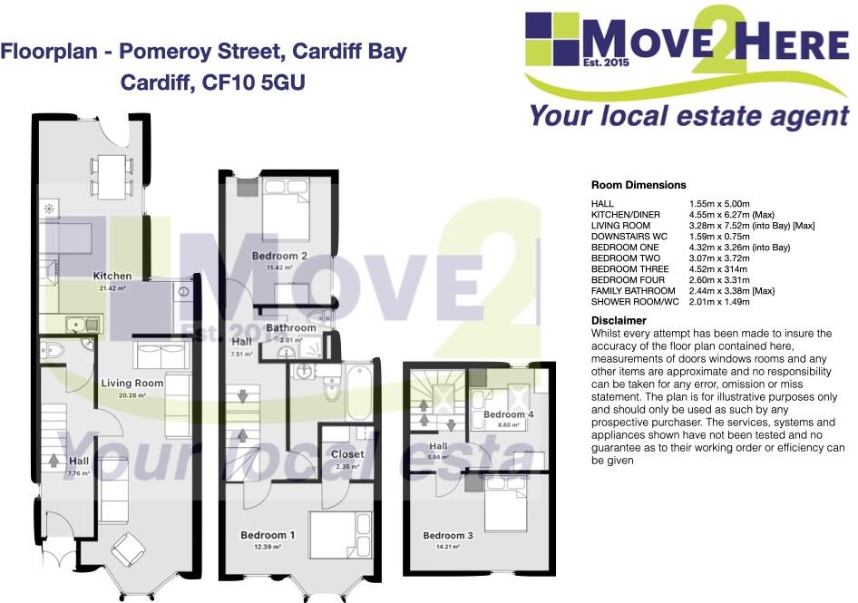 Pomeroy Street, Cardiff floorplan