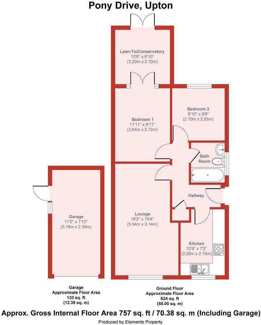 Pony Drive, Upton floorplan