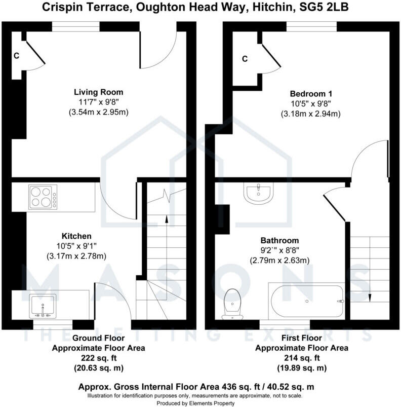 Crispin Terrace, Oughton Head Way, Hitchin, Hertfordshire, SG5 2LB floorplan