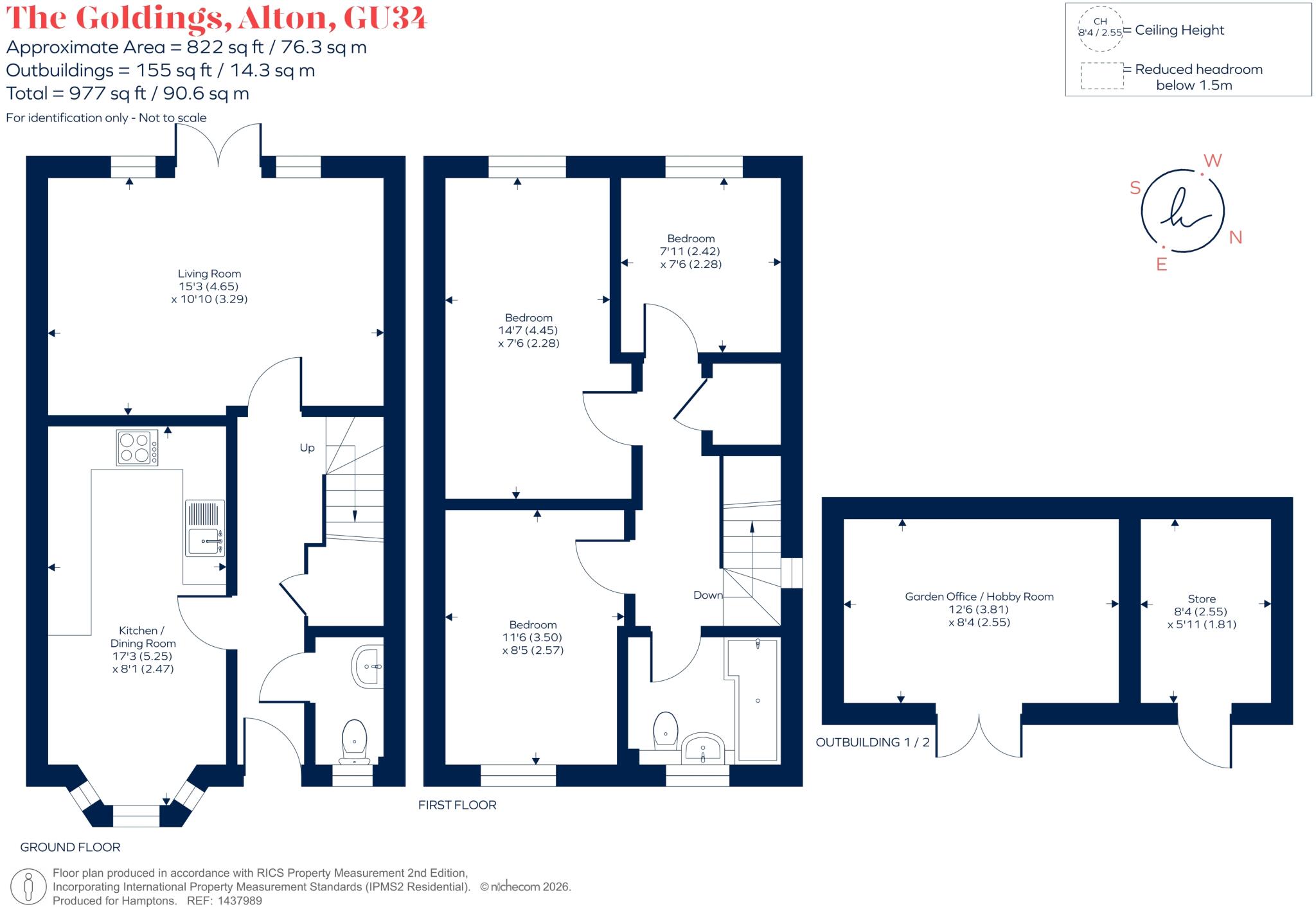 The Goldings, Alton, GU34 floorplan