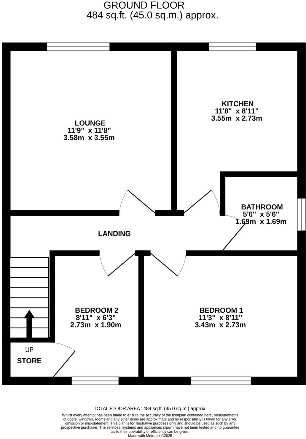 Warren Close, Gainsborough floorplan
