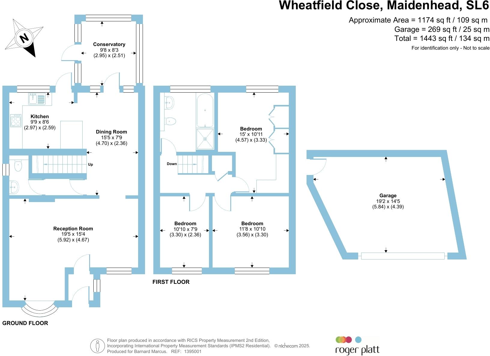 Wheatfield Close, Maidenhead floorplan