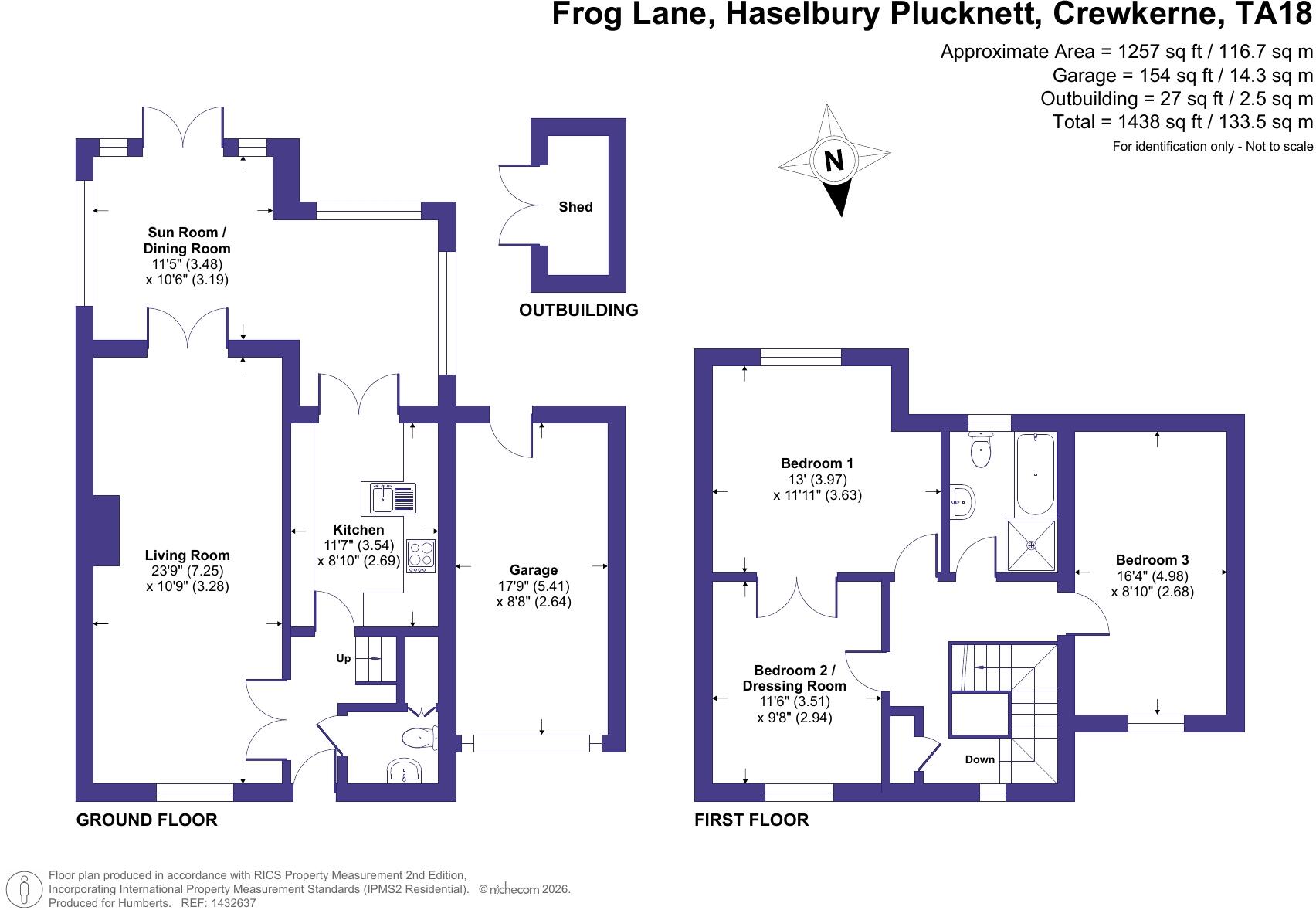 Frog Lane, Haselbury Plucknett, Crewkerne, Somerset floorplan