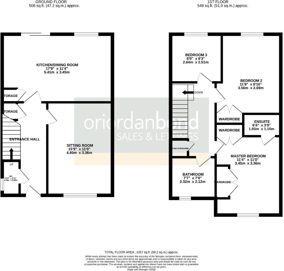 Thorpe Road, Earls Barton, Northamptonshire NN6 floorplan